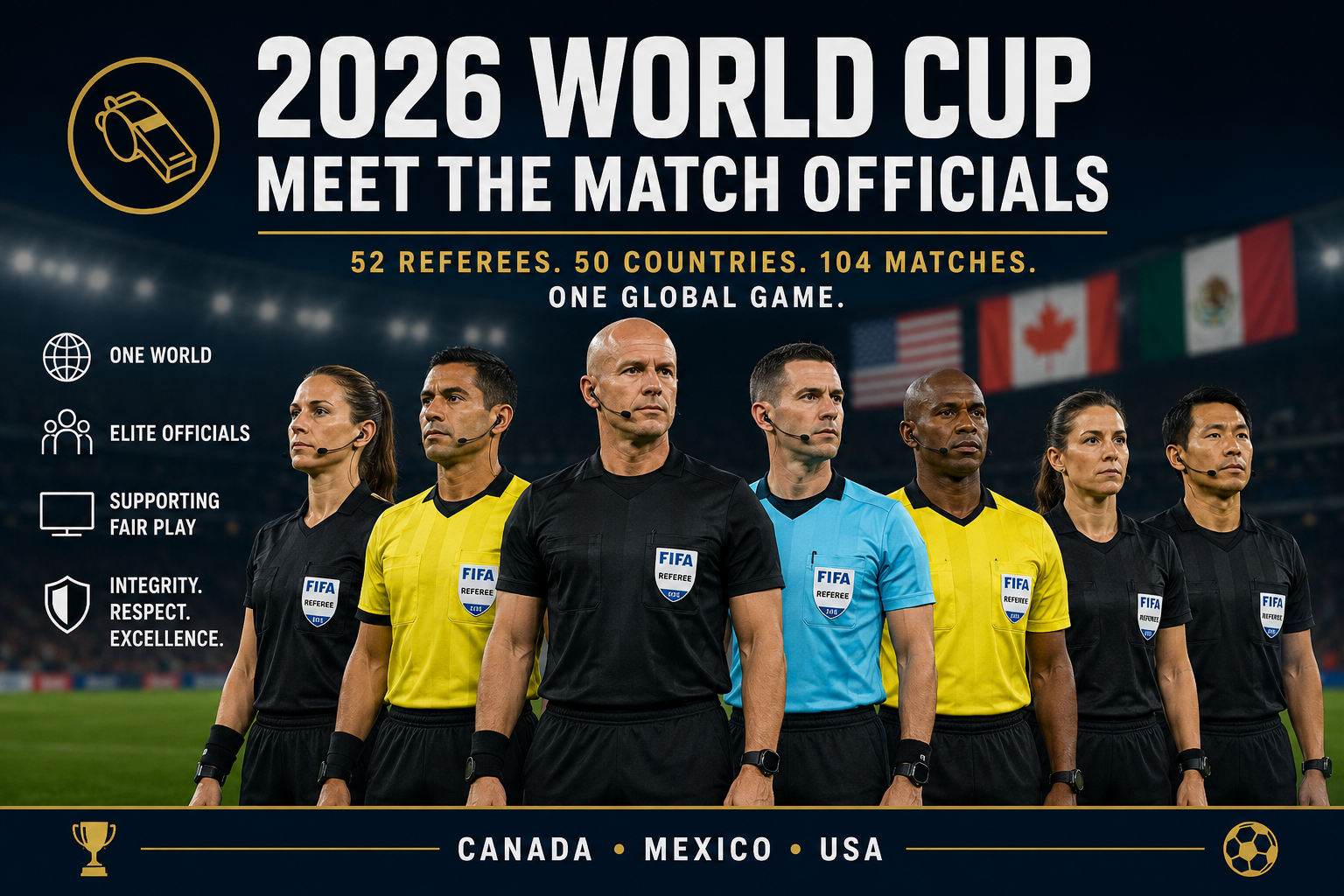 2026 World Cup Referees: Meet the Officials Selected for Soccer's Biggest Stage