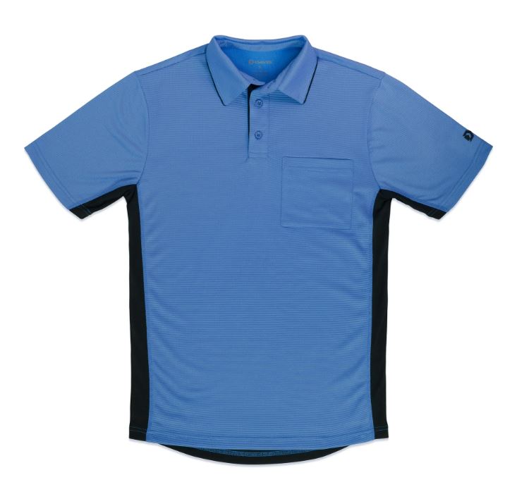 Davis BFX MLB Homage V2 Side Panel Sky Blue Umpire Shirt w/ Numbers or without Numbers