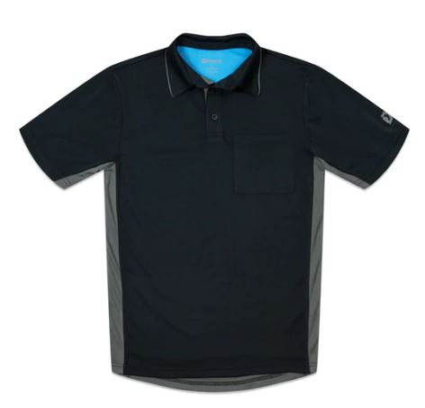 Davis BFX MLB Homage V2 Side Panel Black Umpire Shirt w/ Numbers or without Numbers