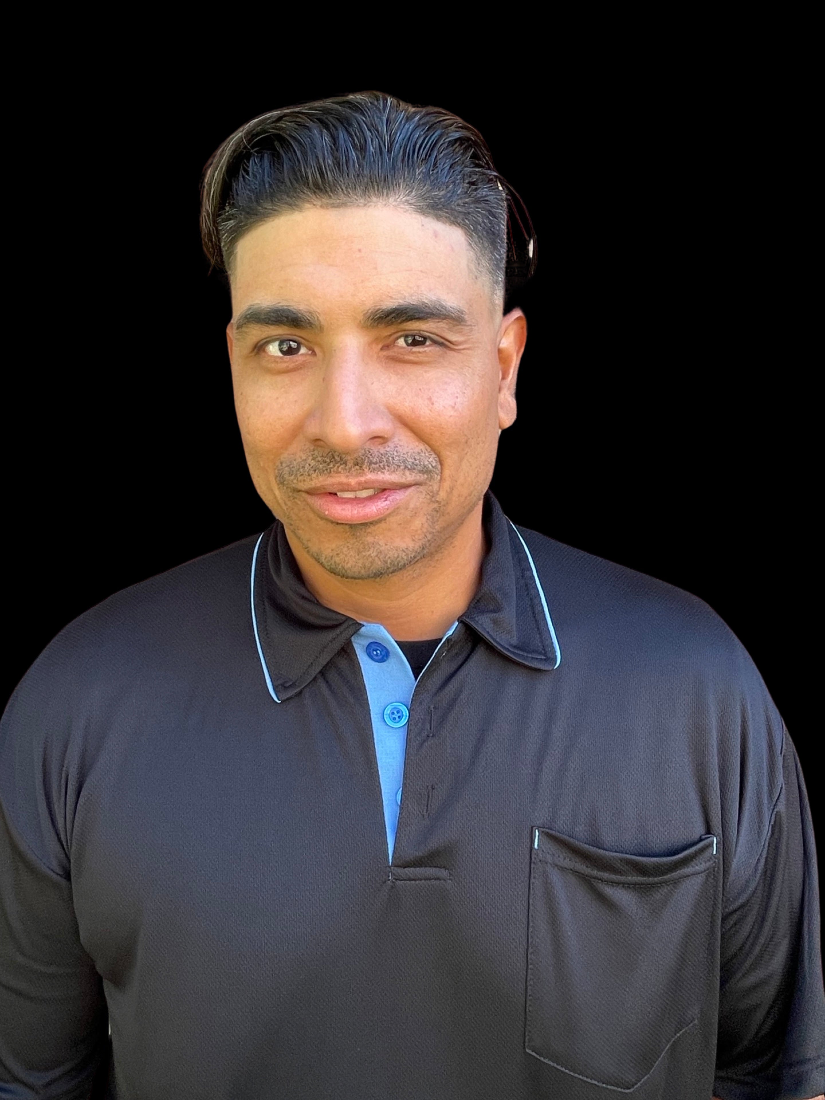 (Clearance- No returns / No exchanges ) New AeroDry Series B 2025/2026 Major League Replica Umpire Shirt - Black