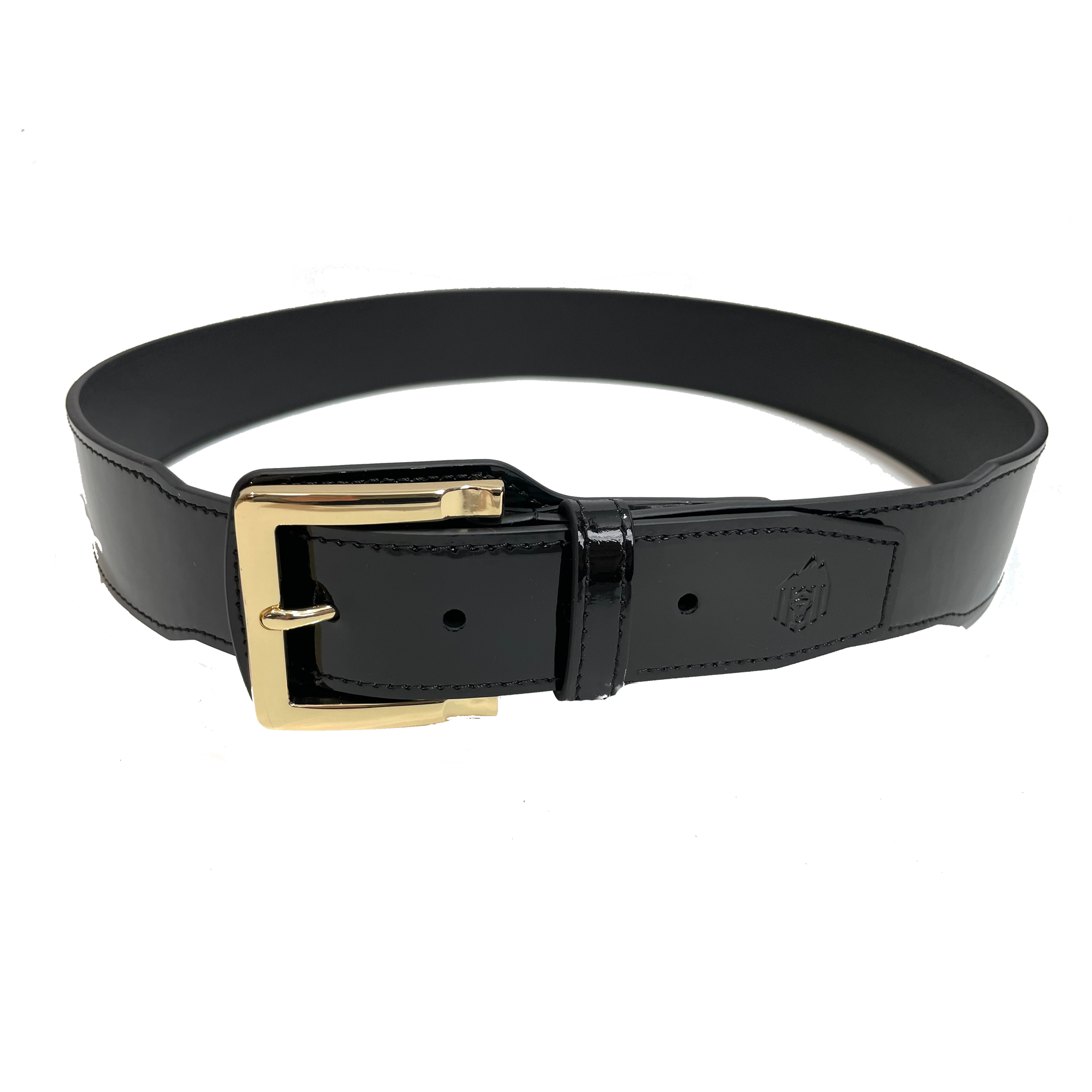size 44 / Outwest Japanese Style Belt - GOLD Buckle ( runs small)