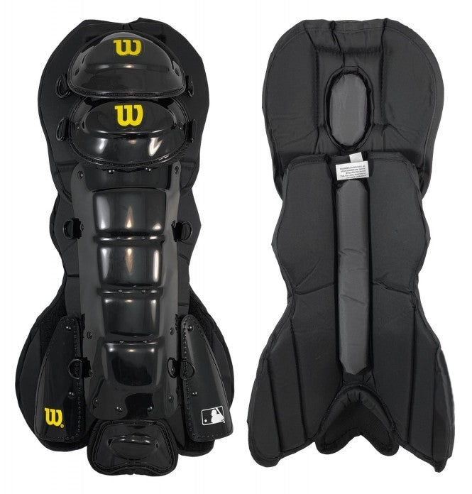 Wilson PRO Gold 2 - Protezione Toracica Per Arbitro In Memory Foam - Nero/Antracite, Taglia L/XL - Con Fibbia Magnetica Fidlock