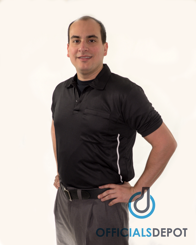 Pro Style Umpire Shirt Black [ Short & Long Sleeve ]