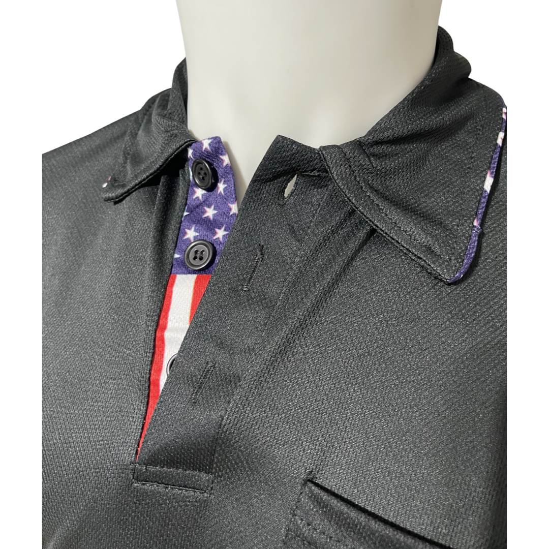 Officials Depot Exclusive: Major League Replica Umpire Shirt - USA FLAG