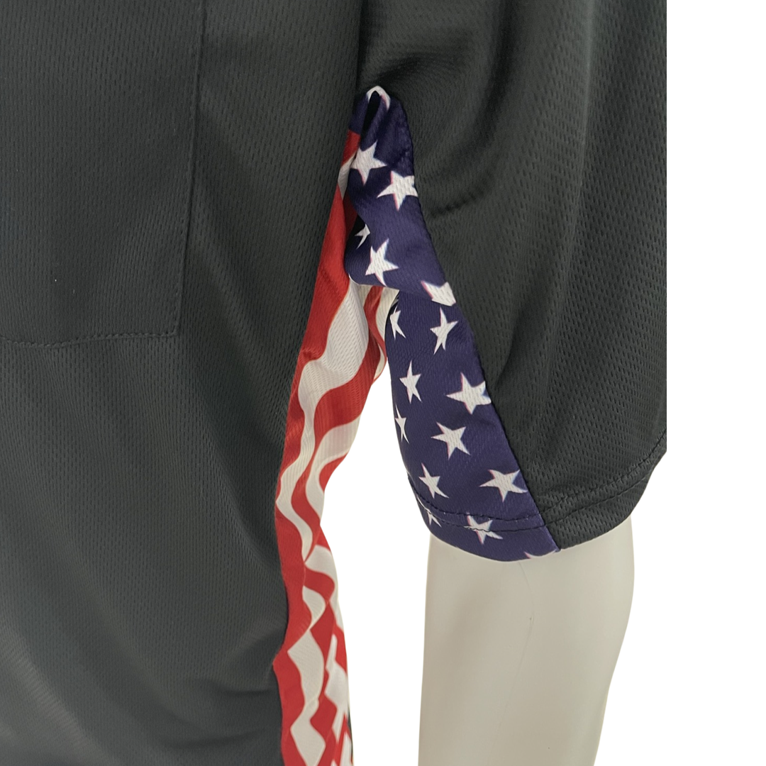 Officials Depot Exclusive: Major League Replica Umpire Shirt - USA FLAG