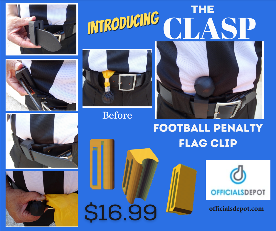 football officials gear The Clasp (Football Referee Flag Accessory)
