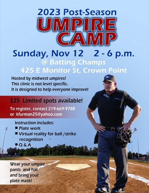 2023 Post Season Umpire Camp - Crown Point