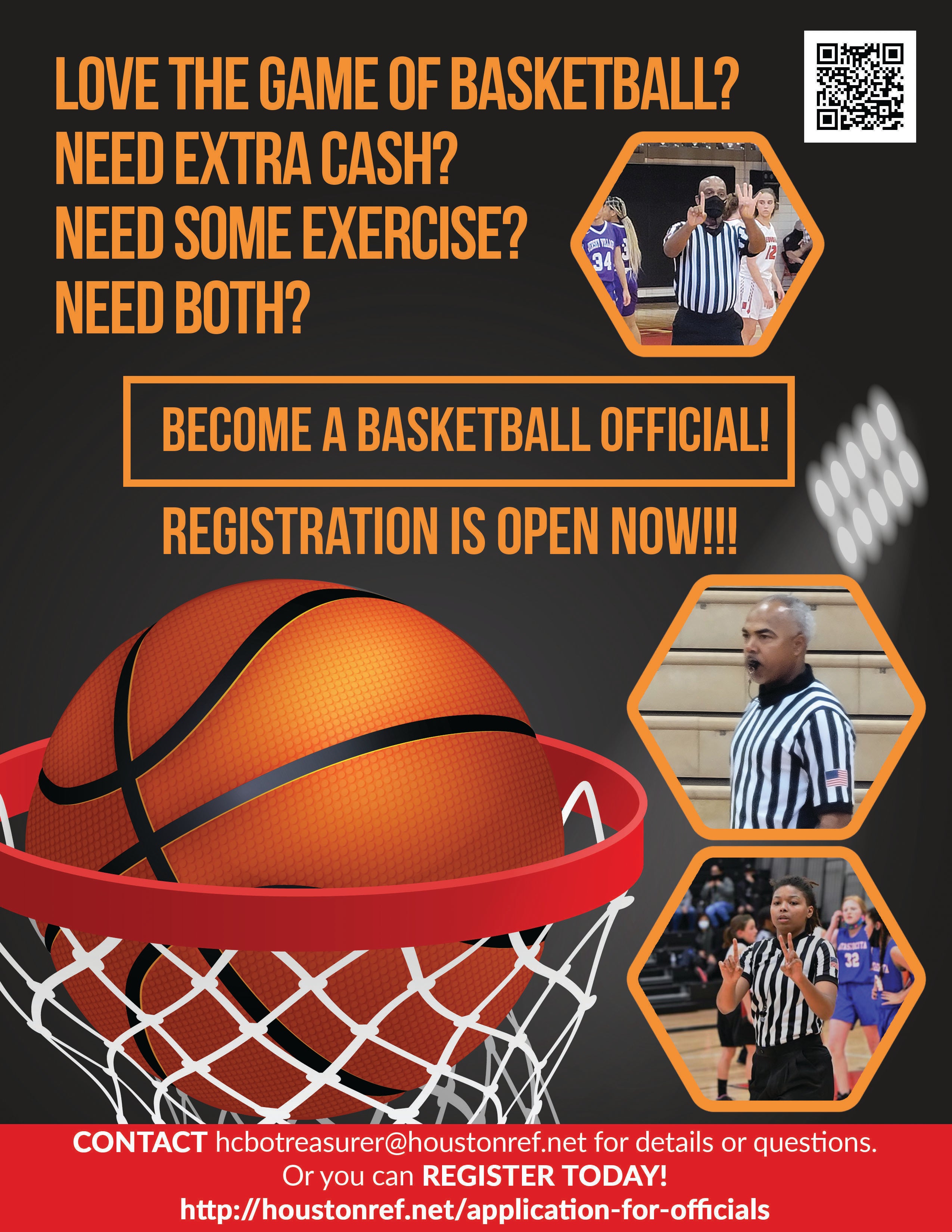 THSBOA - Houston Basketball High School Referee - APPLICATION FOR OFFICIALS REGISTRATION