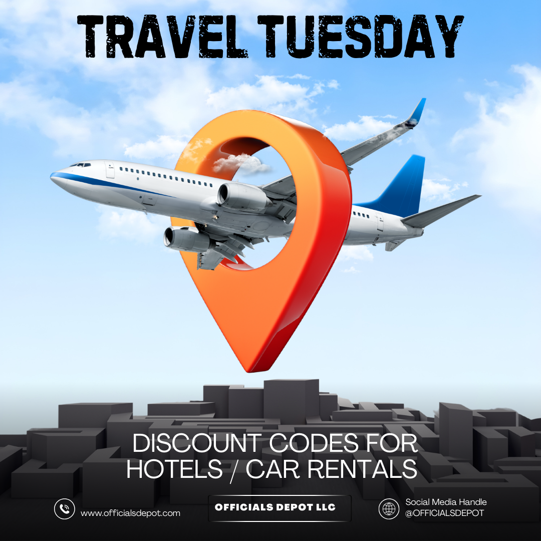 Travel Tuesday Deals for Umpires & Referees