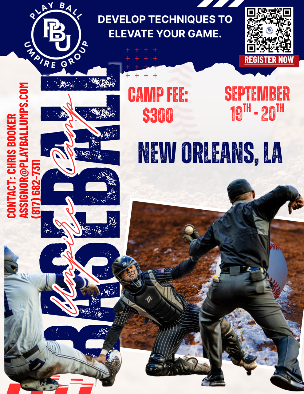 Play Ball Umpire Group | New Orleans Umpire Camp Sept 19-20