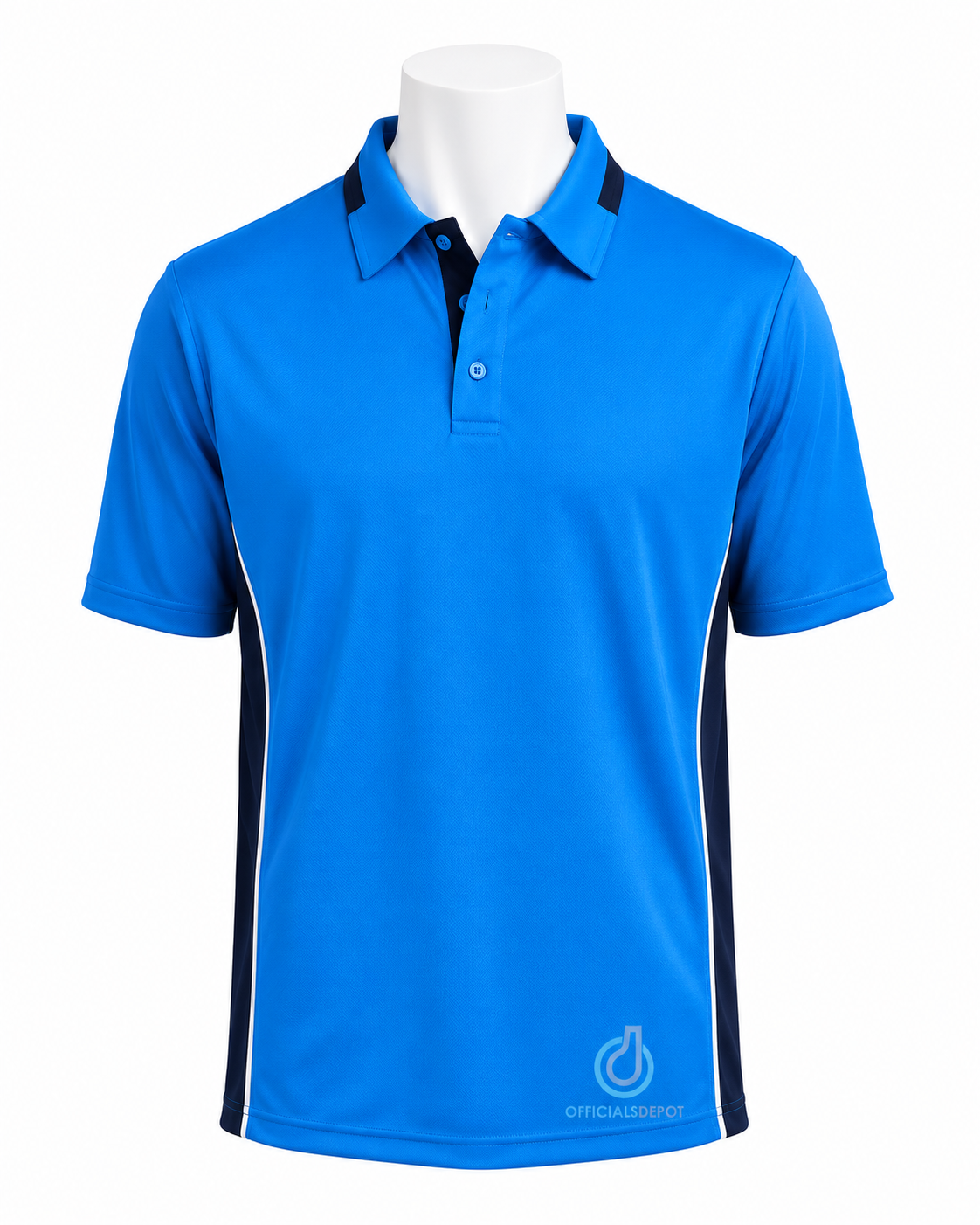 New 2026 | Officials Depot Exclusive  Softball Men’s BRIGHT BLUE with Black Umpire Shirts