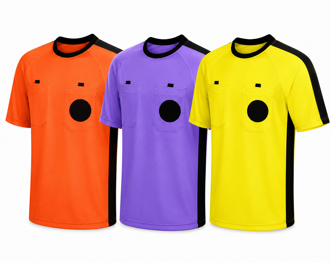 Pitch Ready™ Performance College Style Soccer Referee Shirt
