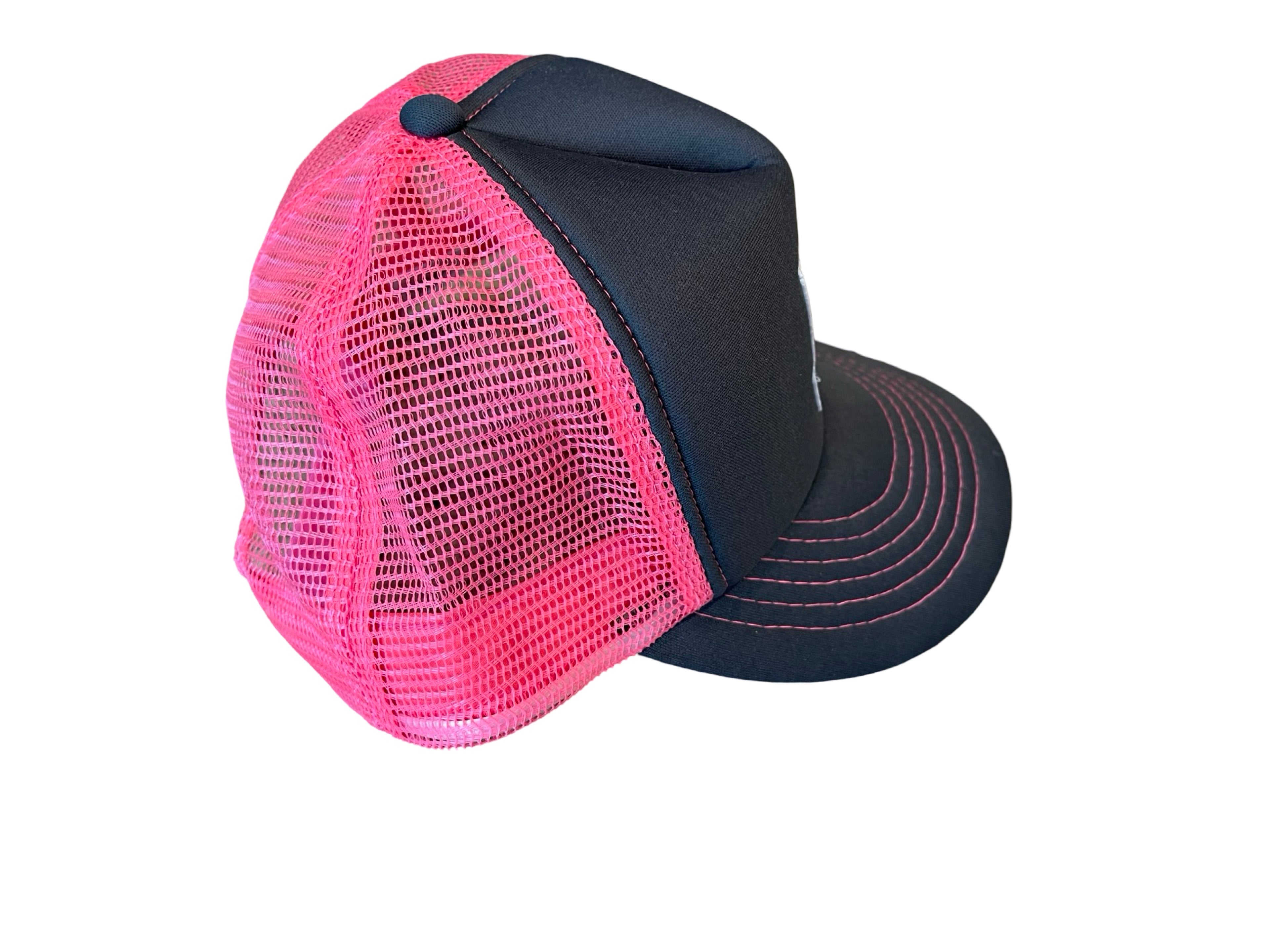 I  ❤️ Umpires Pink Trucker Hat | 100% of proceeds go towards the Student Referee Scholarship