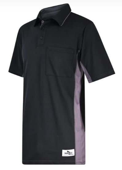 GR8 Call MLB Replica Side Panel Umpire Shirt - Black or Sky Blue