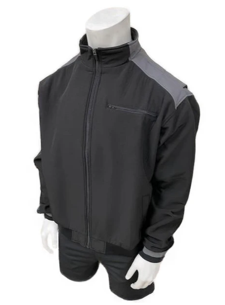 K22Z - Honig's Full-Zip Thermal Jacket Black w/Grey Shoulder Bar