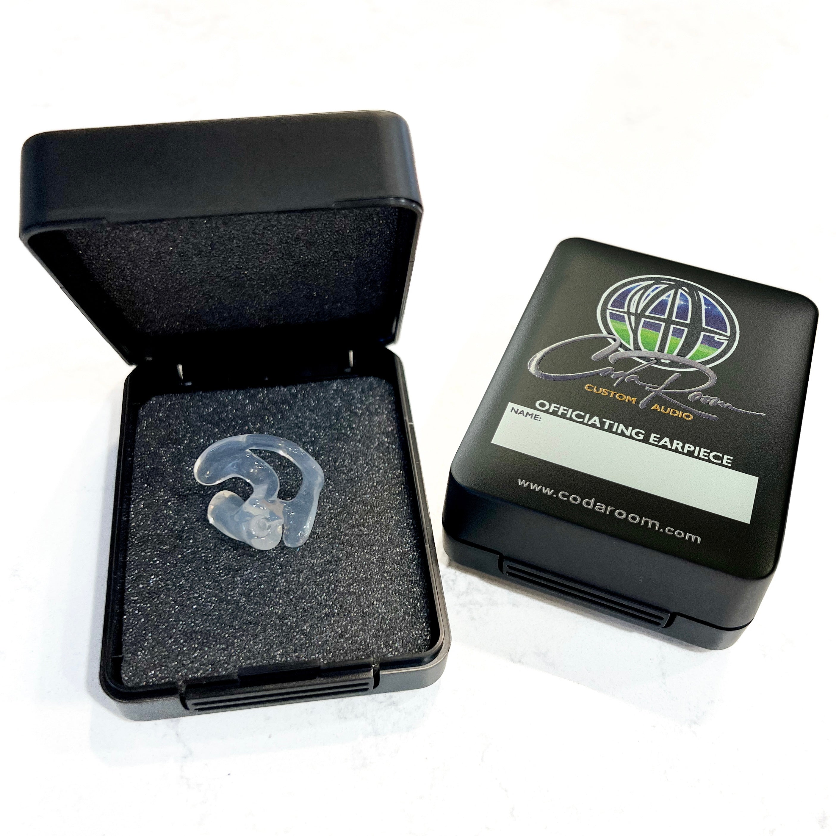 Custom Silicone Radio Earpiece (Compatible with Officiating Airtube Headsets including CT-LAV)