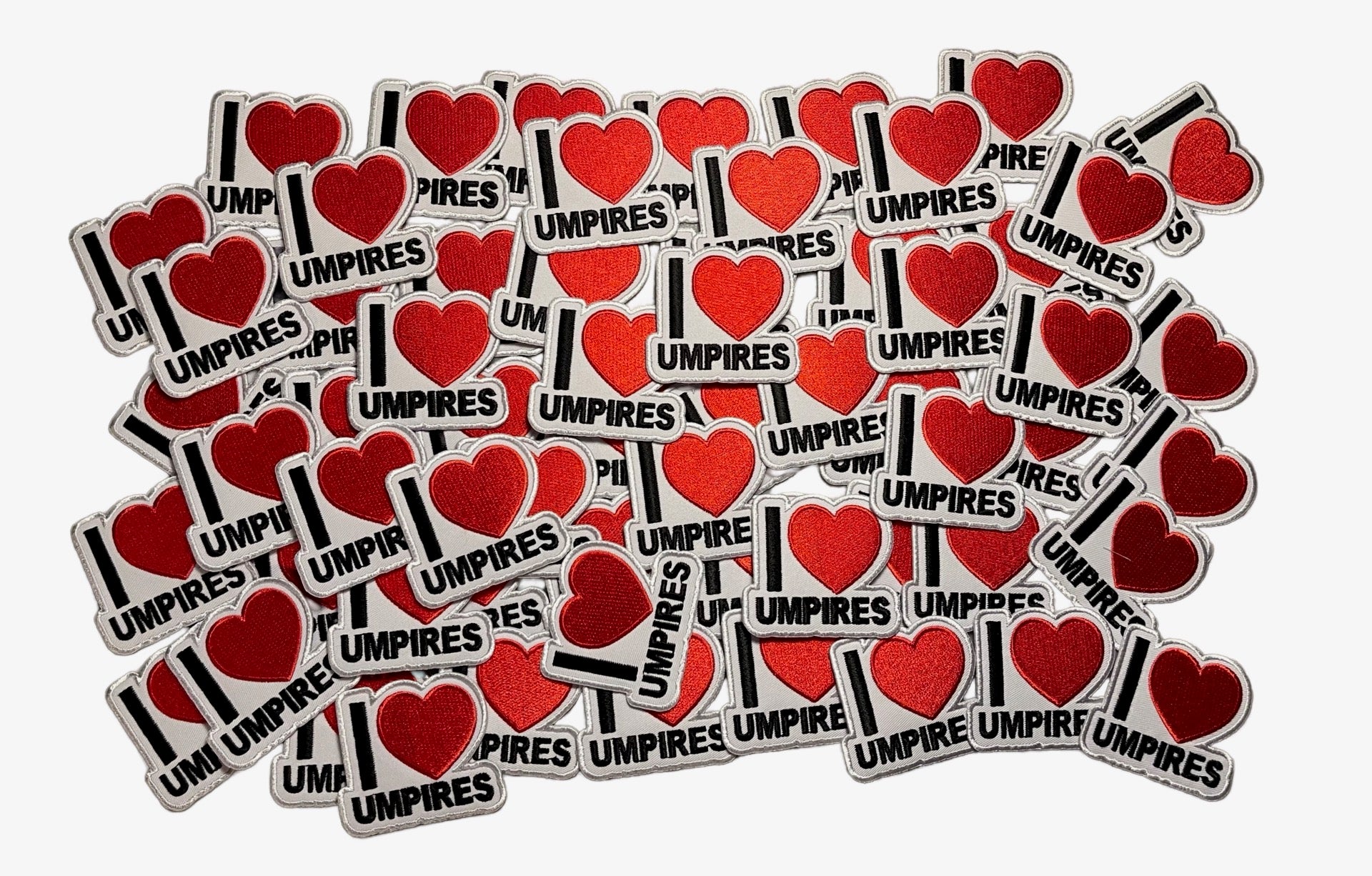 I ❤️ Umpires Patch ( I Love Umpires )