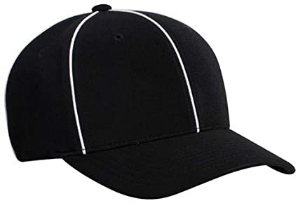 Richardson Pulse R-Flex Referee Official Cap - Color: Black/White