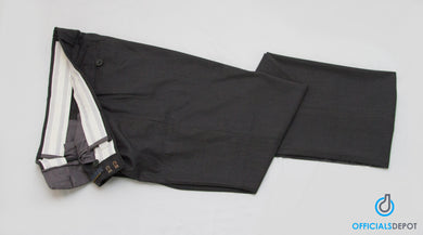 Officials Depot POLY WOOL BASE PANTS With Expander Waistband  - Charcoal Gray BLL6.1 - Officials Depot