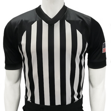 New College Approved V-Neck Basketball Sublimated Referee Shirt - Officials Depot