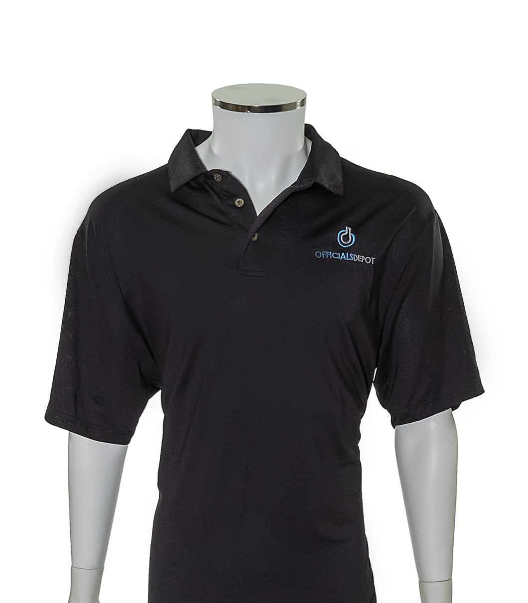 Performance Microfiber Polo with Officials Depot Logo - Officials Depot
