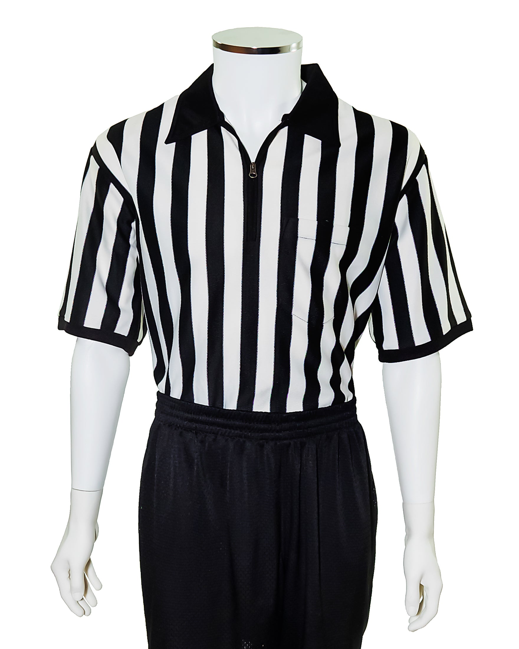 1" Striped Football Referee Shirt - Officials Depot