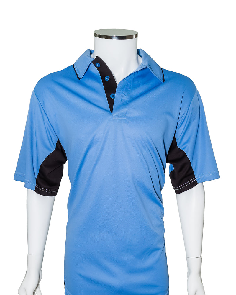 Officials Depot (Long Sleeve) Current Major League Replica Umpire Shirt - Sky Blue with Black - Long Sleeve 3 XL