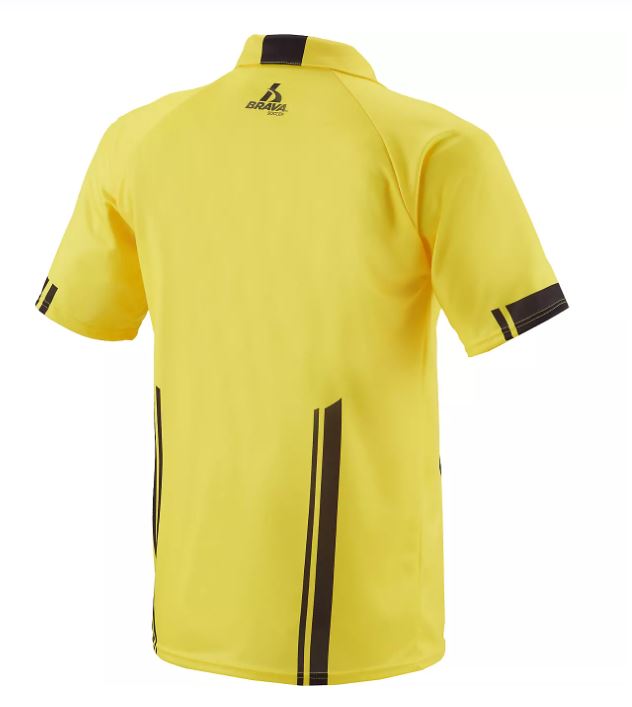 BRAVA YELLOW New USSF Pro Soccer Referee Jersey