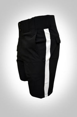 Honig's Black With White Stripe Lightweight Football Shorts